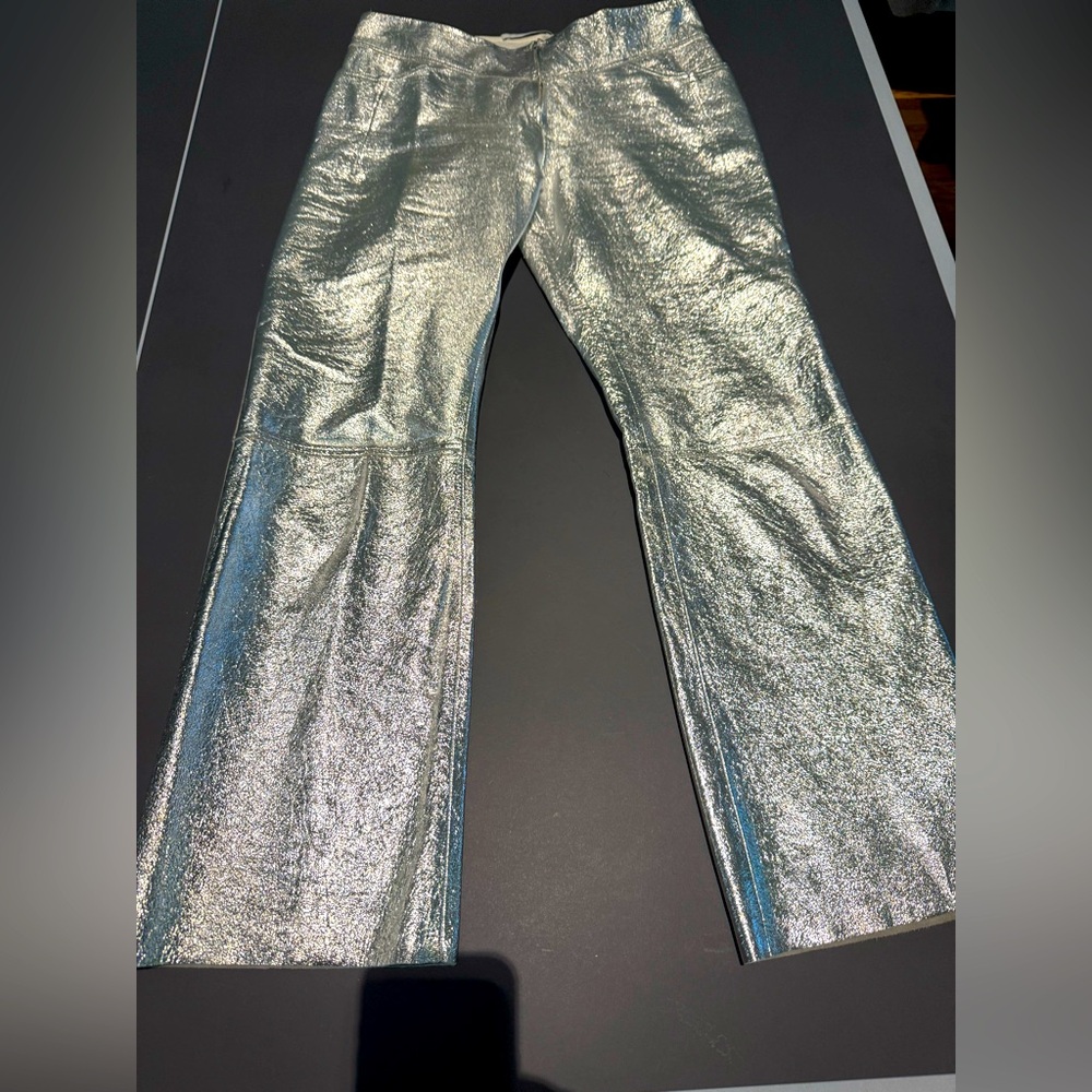 New Sandro Paris Metallic Iggy Trousers